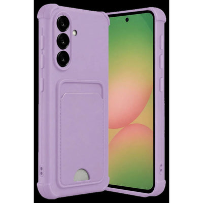 Samsung Galaxy A17 5g Kelvin Kartvizitli Silikon - Lila