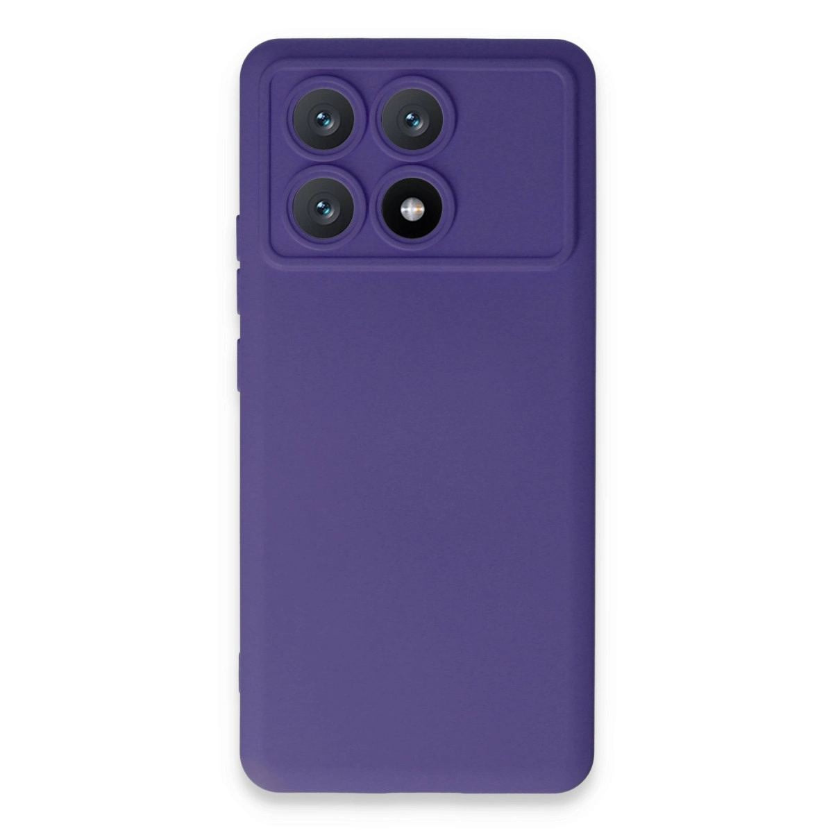 Xiaomi Poco X6 Pro Kılıf Nano İçi Kadife Silikon - Mor