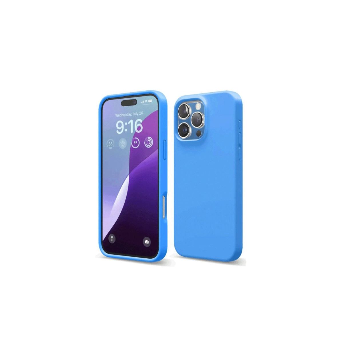 Apple İphone 16 Pro Kılıf First Silikon - Mavi