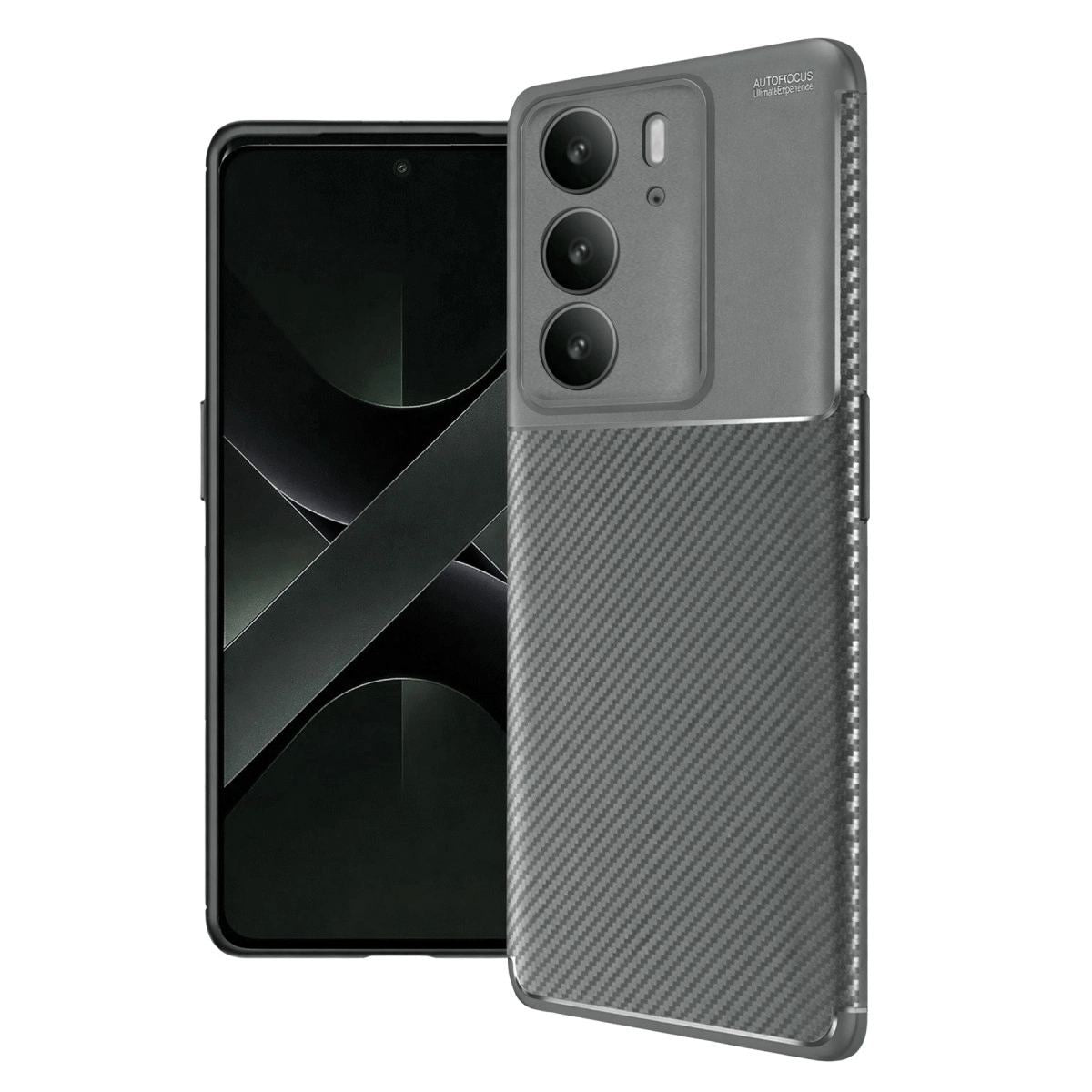 Realme C75 4g Auto Focus Karbon Kapak - Gri