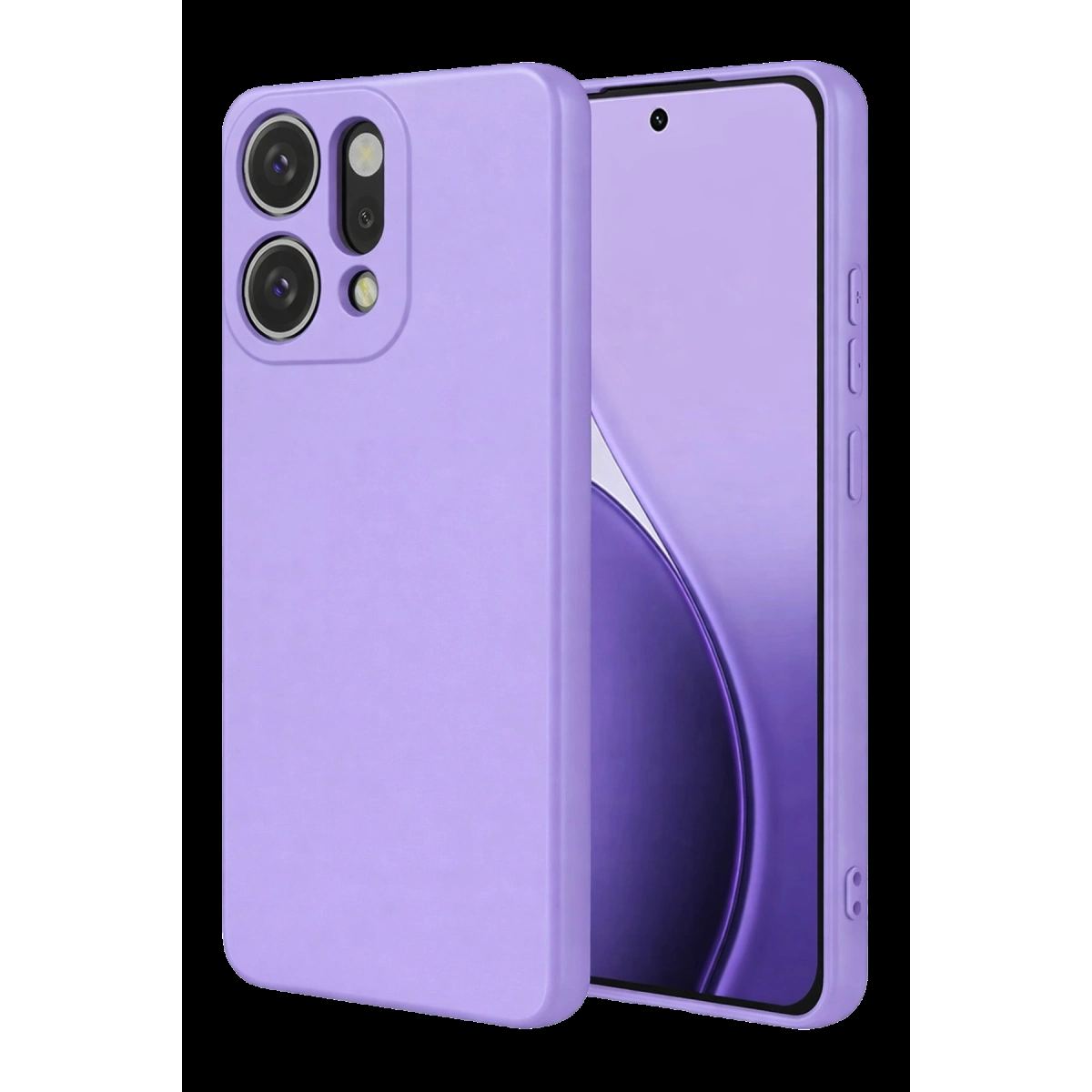 Oppo Reno 14 First Silikon - Lila