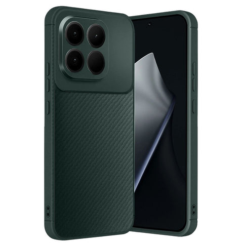 Xiaomi Mi 15t Auto Focus Karbon Kapak - Koyu Yeşil
