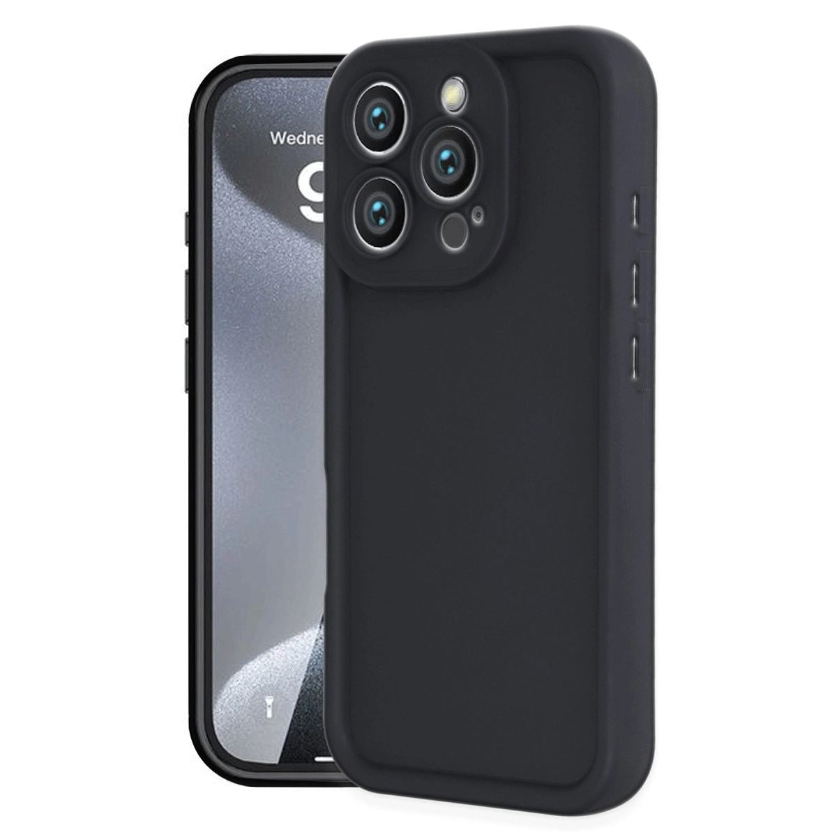 Apple İphone 16 Pro Kılıf Viera Silikon - Siyah