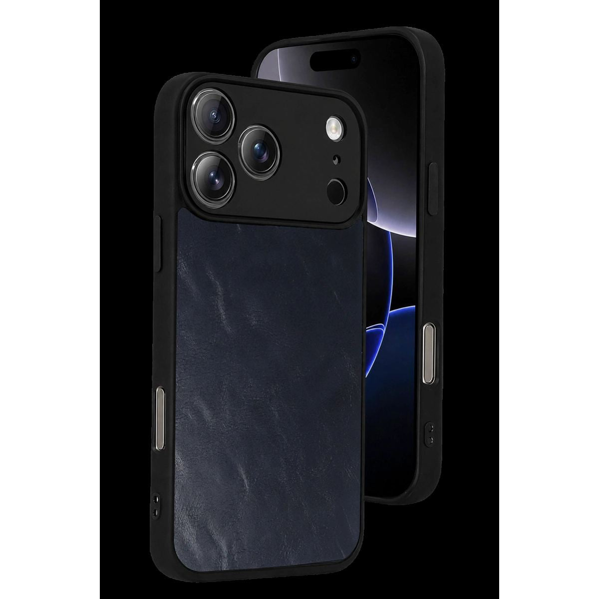 Apple İphone 17 Pro Aras Deri Kapak - Lacivert