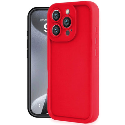 Apple İphone 16 Pro Max Kılıf Viera Silikon - Kırmızı