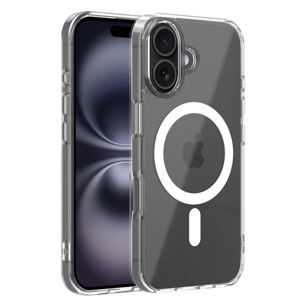 Apple İphone 17 Combo Sert Şeffaf Magsafe Kapak - Şeffaf