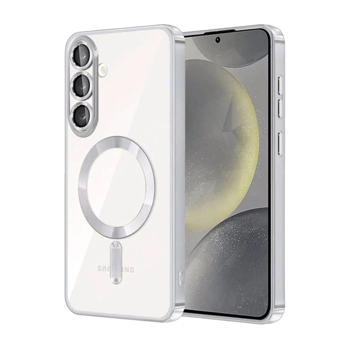 Samsung Galaxy S26 Plus Kross Magneticsafe Kapak - Gümüş