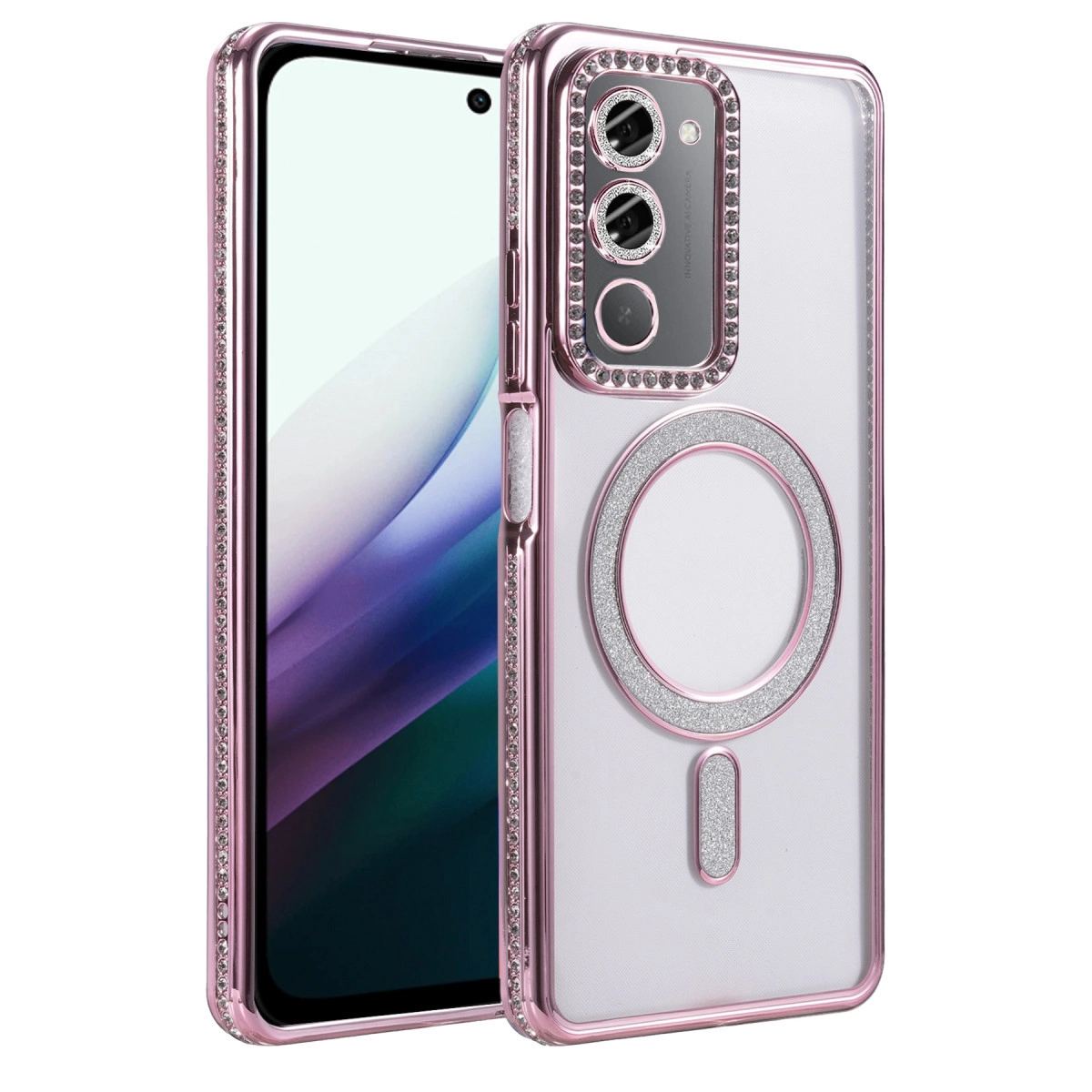 Joko Xiaomi Redmi 15 4g Joke Simli Magneticsafe Kılıf - Pembe