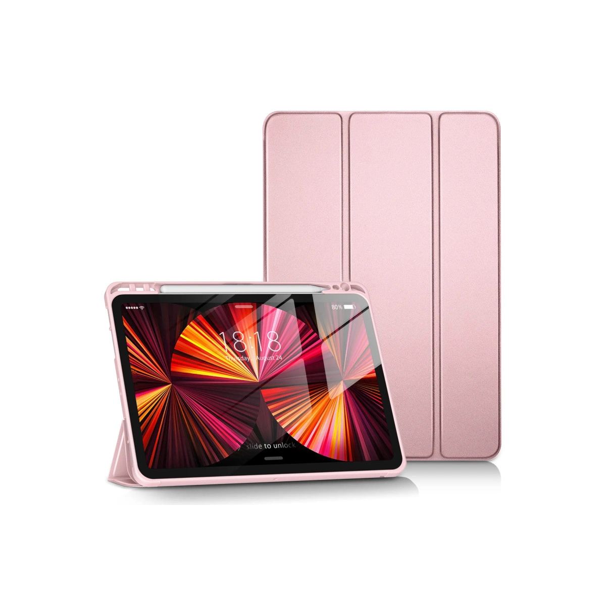 Apple İpad Pro 11 (2024) Kılıf Tablet Smart Kılıf - Pembe