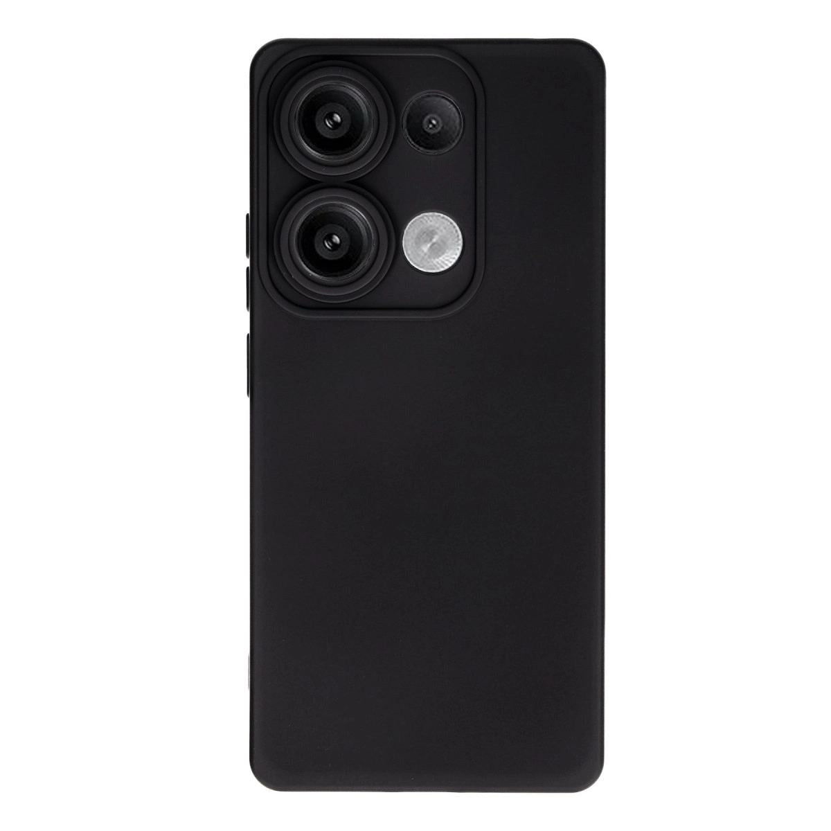 Xiaomi Redmi Note 13 Pro 4g Kılıf Nano İçi Kadife Silikon - Siyah
