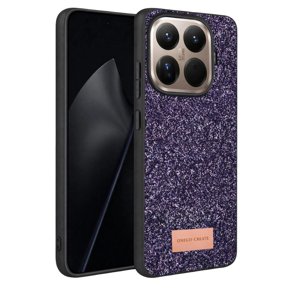 Onegif Xiaomi Mi 15t Pro Bright Simli Kapak - Derin Mor