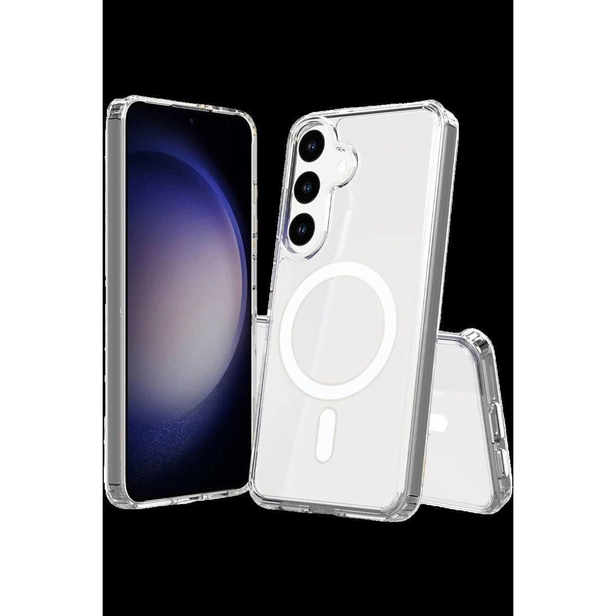 Samsung Galaxy S26 Plus Magneticsafe Şeffaf Silikon - Şeffaf