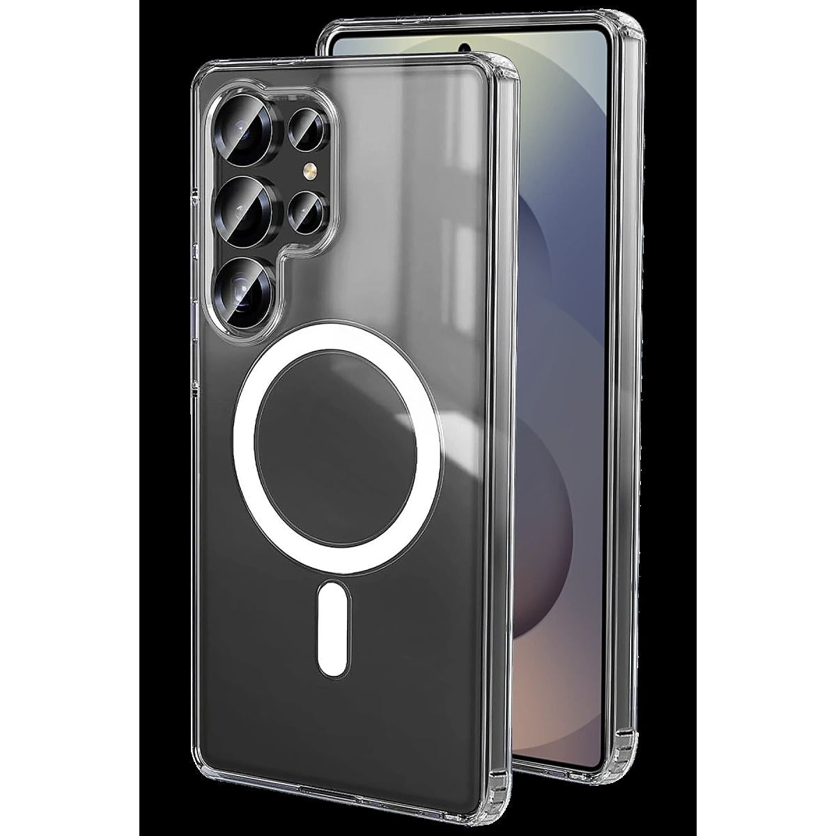 Samsung Galaxy S26 Ultra Magneticsafe Şeffaf Silikon - Şeffaf