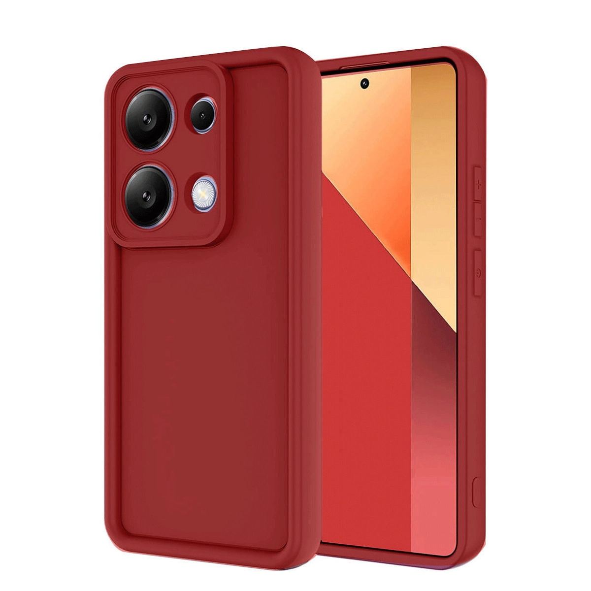 Xiaomi Redmi Note 13 Pro 4g Kılıf Viera Silikon - Kırmızı