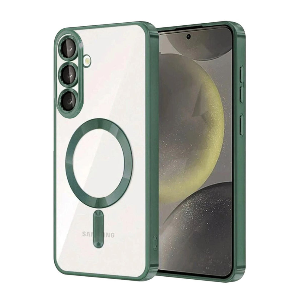 Samsung Galaxy A57 5g Kross Magneticsafe Kapak - Koyu Yeşil