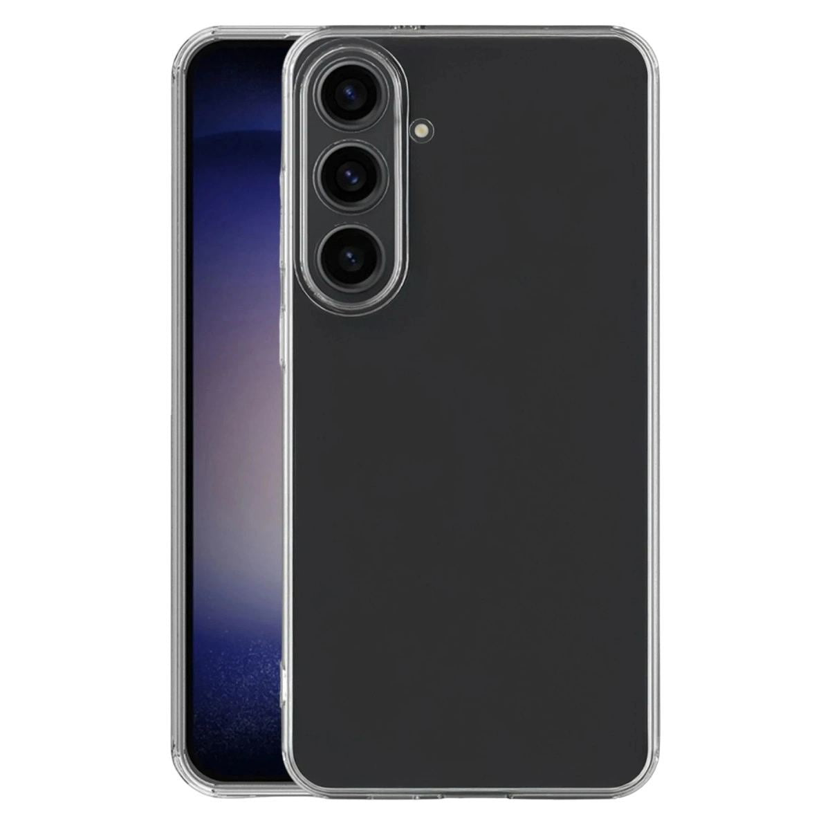Samsung Galaxy S26 Plus Lüx Şeffaf Silikon - Şeffaf