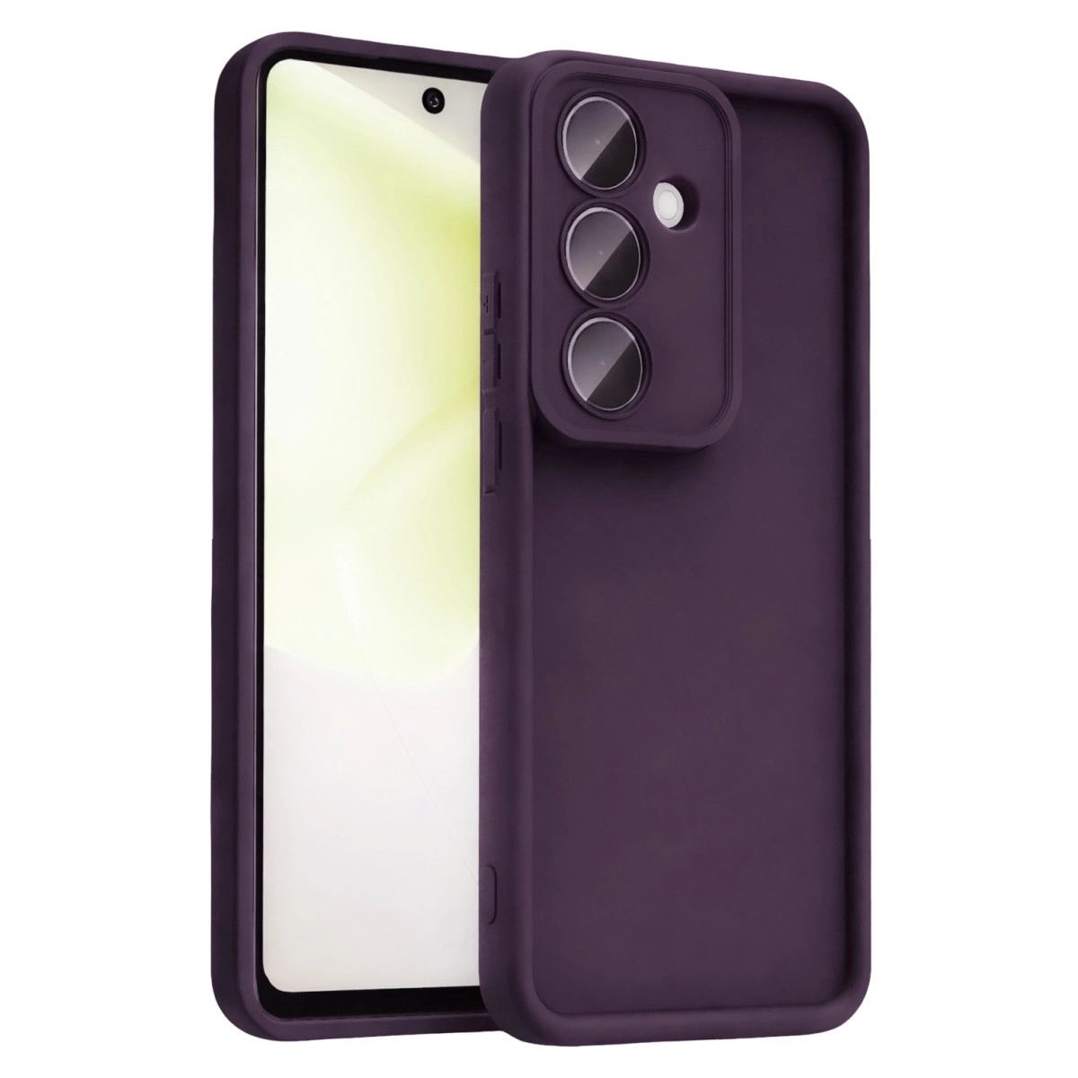Samsung Galaxy A57 5g Viera Silikon - Mürdüm