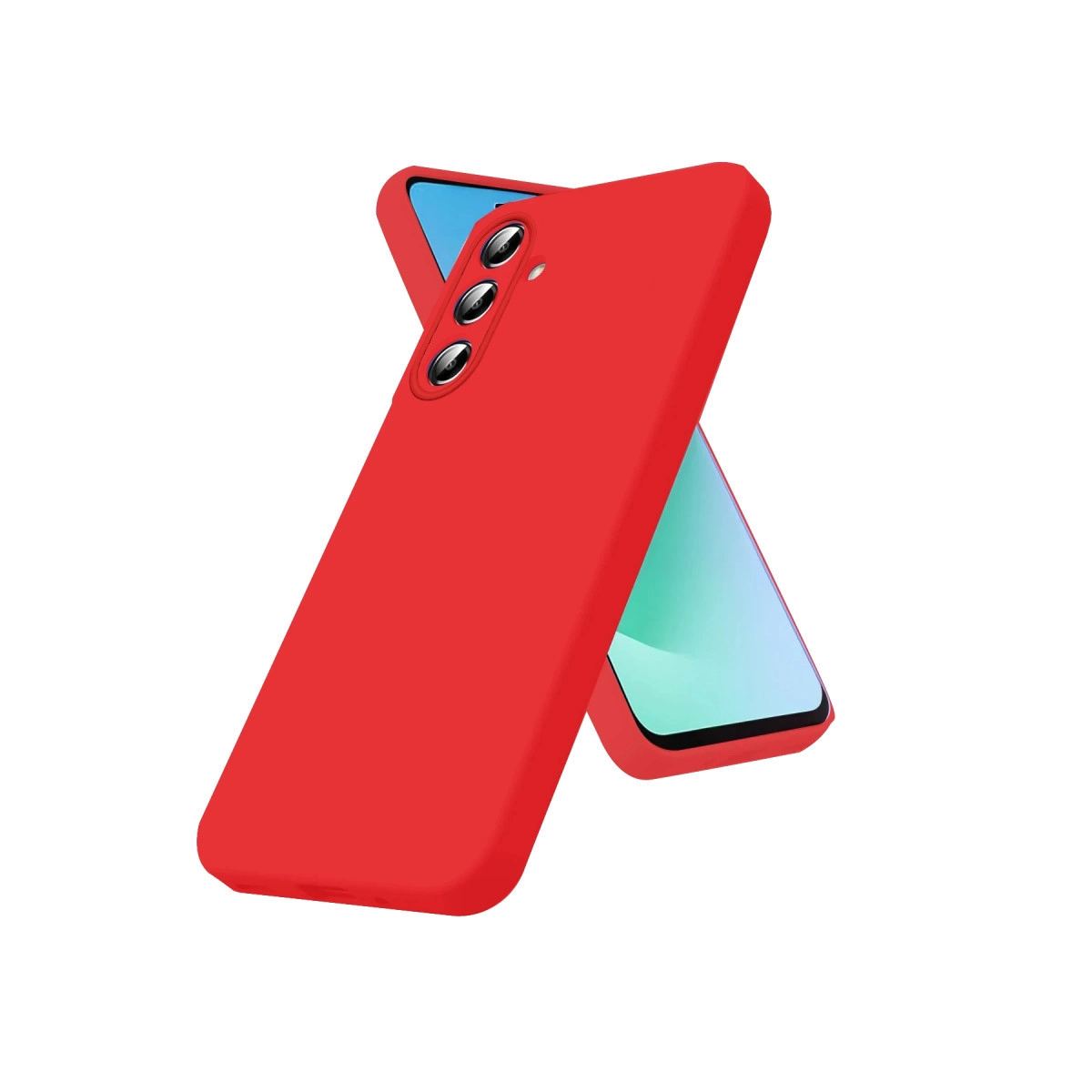 Samsung Galaxy A37 5g First Silikon - Kırmızı