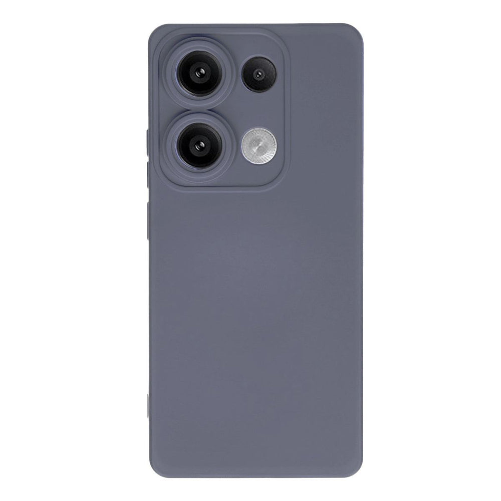 Xiaomi Redmi Note 13 Pro 4g Kılıf Nano İçi Kadife Silikon - Gri