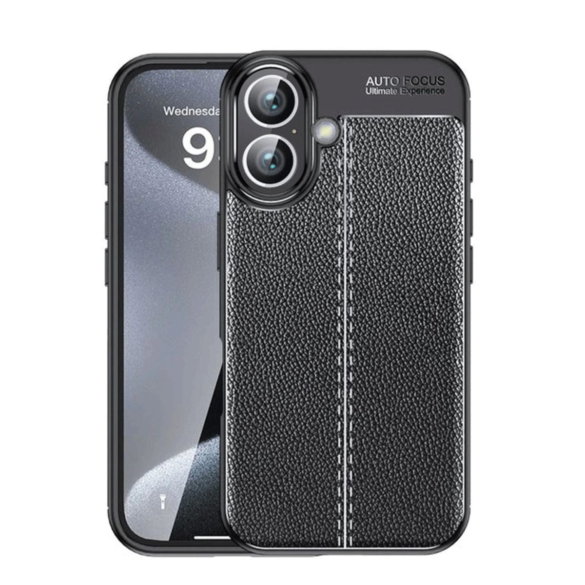 Apple İphone 16 Kılıf Auto Focus Kapak - Siyah