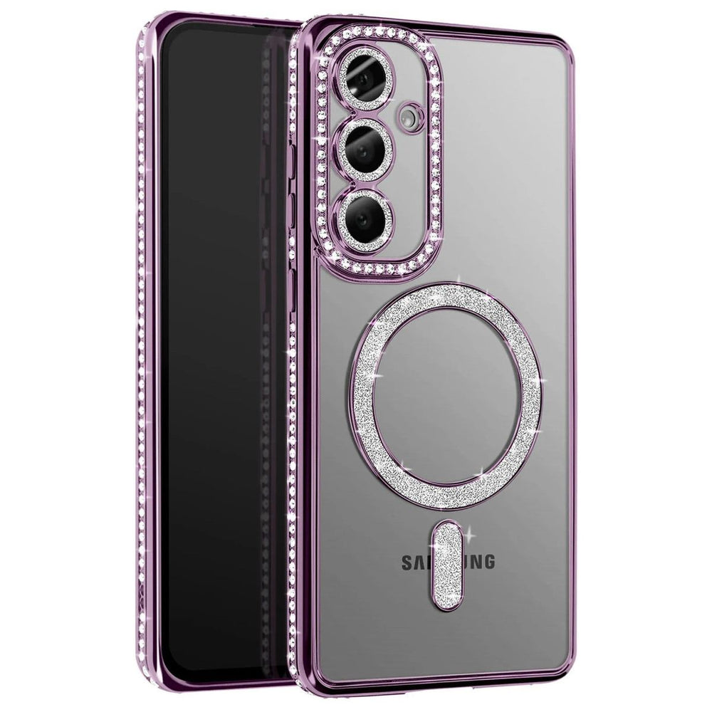 Joko Samsung Galaxy A57 5g Joke Simli Magneticsafe Kılıf - Derin Mor