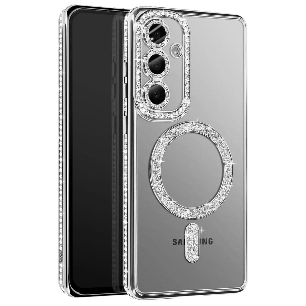 Joko Samsung Galaxy A57 5g Joke Simli Magneticsafe Kılıf - Gümüş