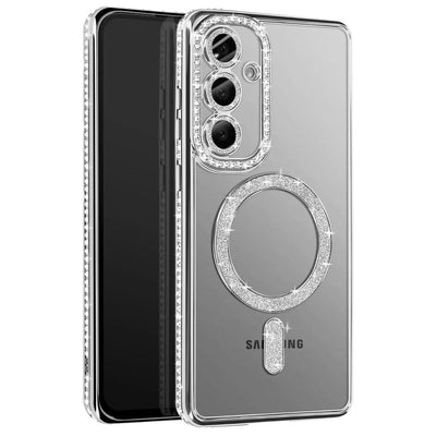 Joko Samsung Galaxy A57 5g Joke Simli Magneticsafe Kılıf - Gümüş