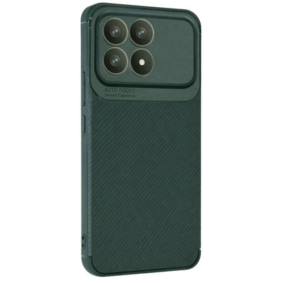 Xiaomi Poco F8 Pro Auto Focus Karbon Kapak - Koyu Yeşil