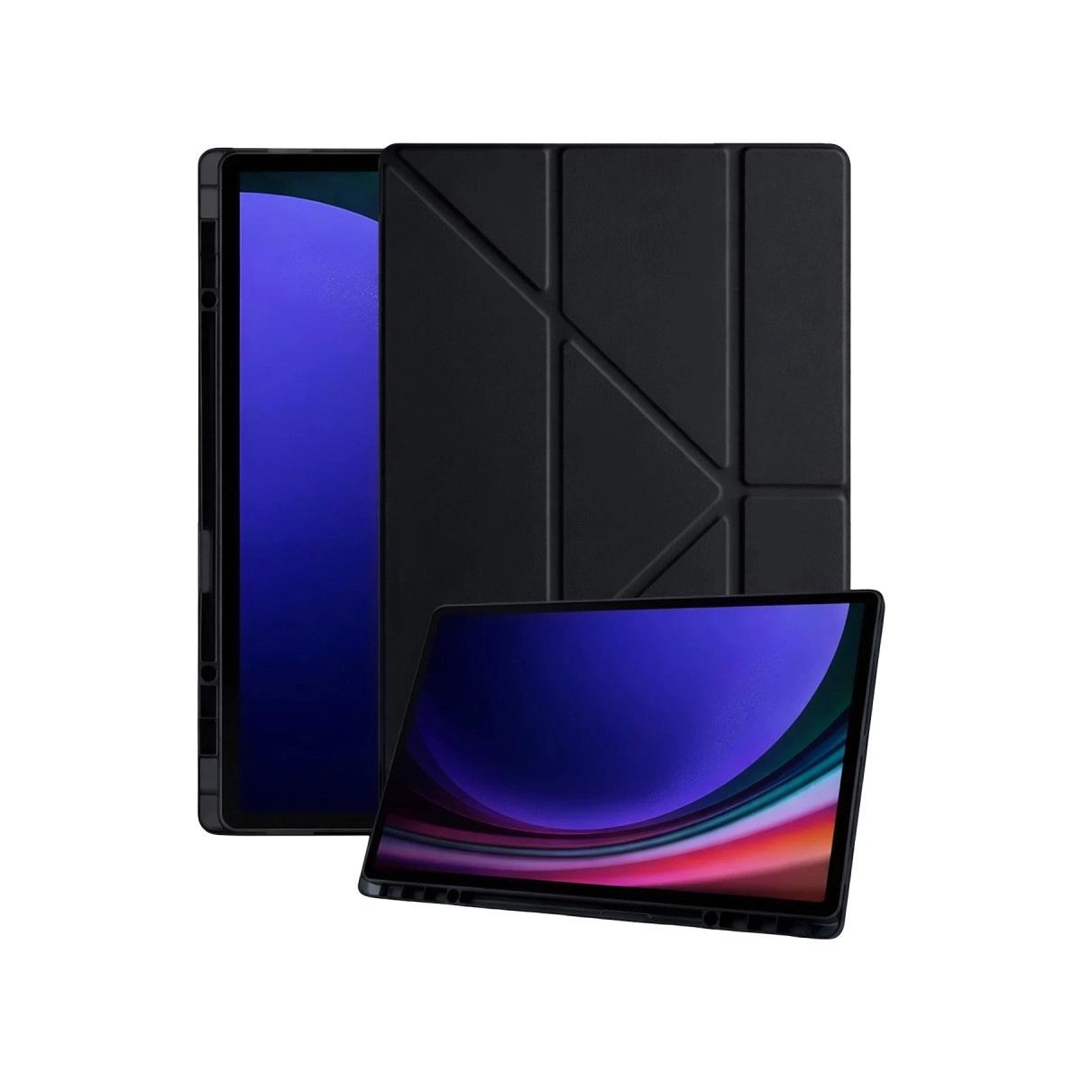 Samsung Galaxy X730 Tab S11 Kalemlikli Mars Tablet Kılıfı - Siyah