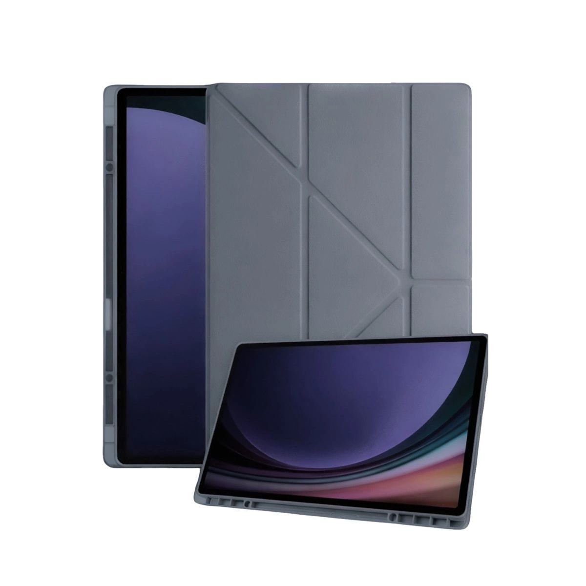 Samsung Galaxy X730 Tab S11 Kalemlikli Mars Tablet Kılıfı - Koyu Gri