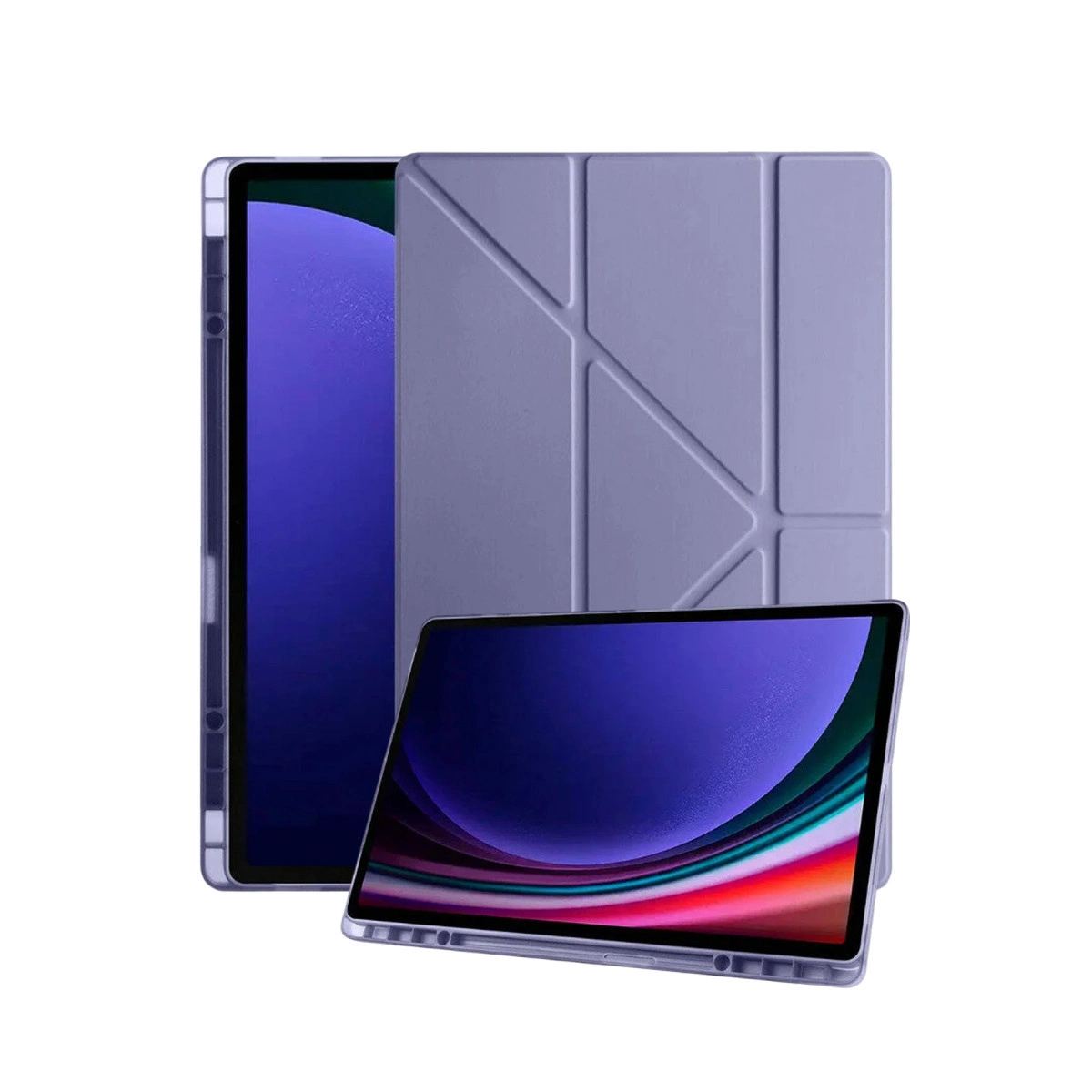 Samsung Galaxy X730 Tab S11 Kalemlikli Mars Tablet Kılıfı - Lavender