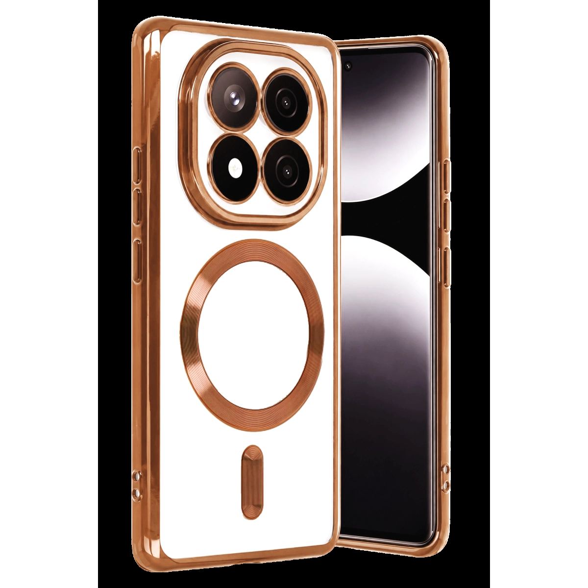 Xiaomi Redmi Note 15 Pro 5g Kross Magneticsafe Kapak - Turuncu