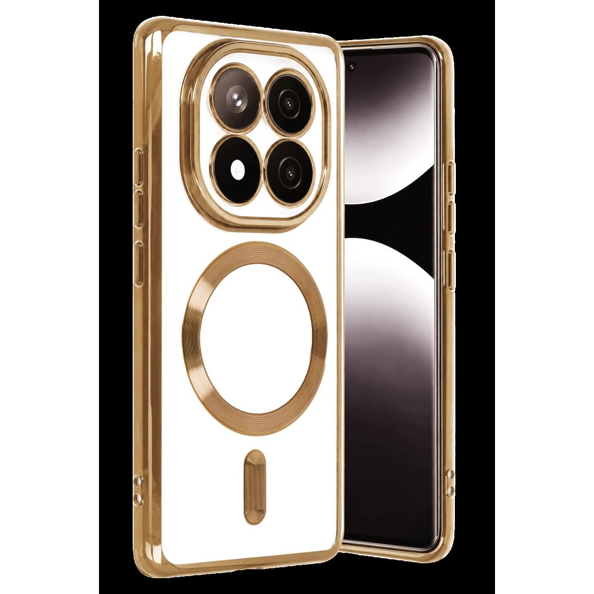 Xiaomi Redmi Note 15 4g Kross Magneticsafe Kapak - Gold