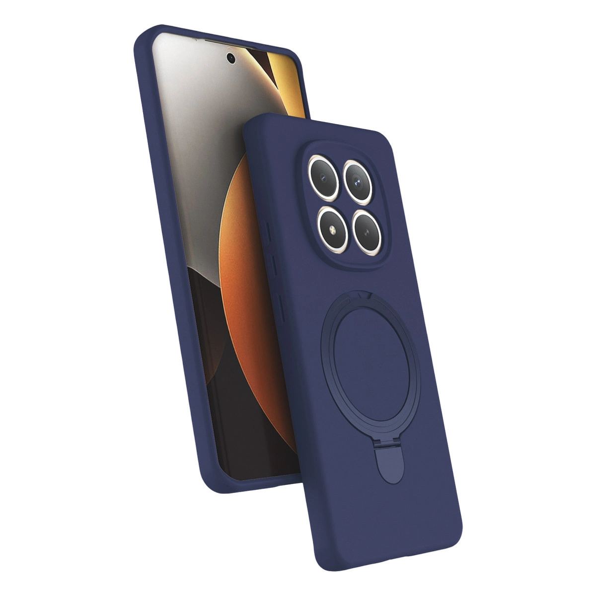 Xiaomi Redmi Note 15 4g Regal Magsafe Standlı Kapak - Lacivert