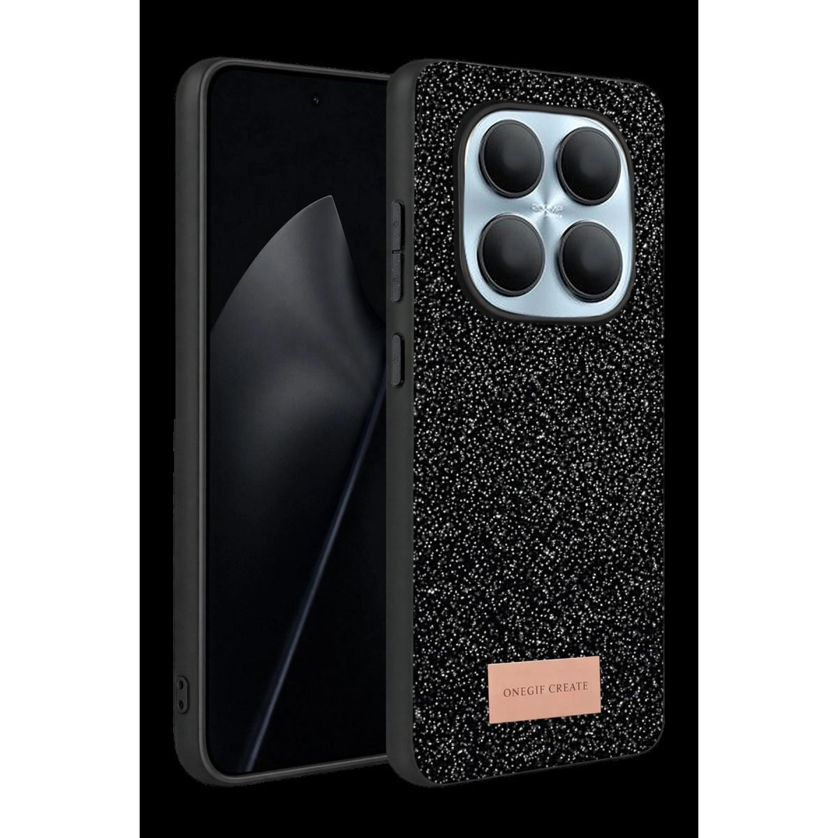 Onegif Xiaomi Redmi Note 15 Pro 4g Bright Simli Kapak - Siyah