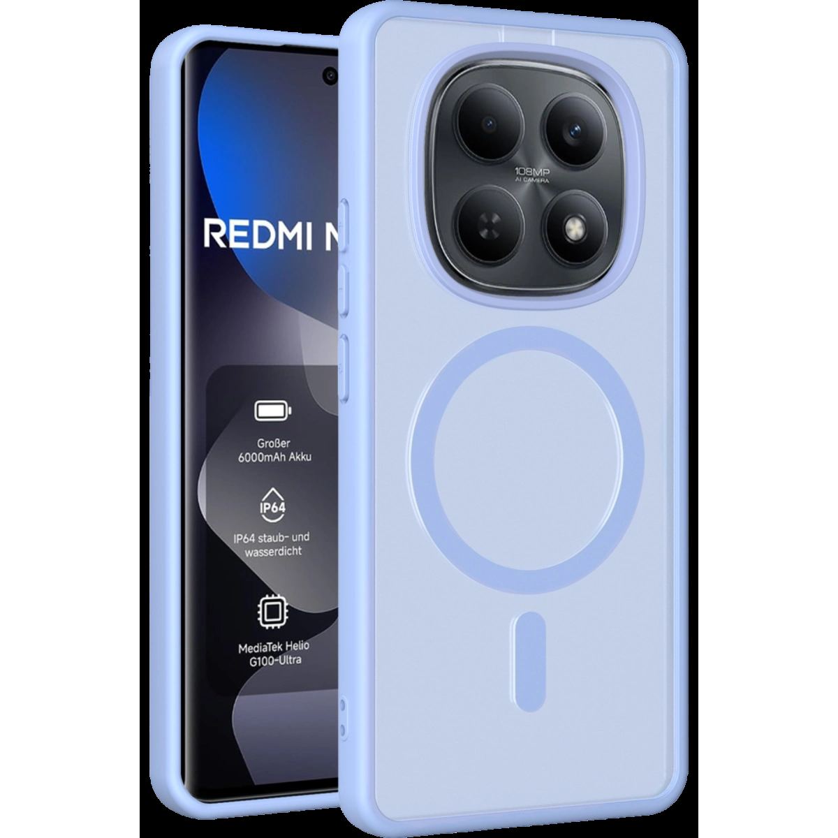Joko Xiaomi Redmi Note 15 Pro 5g Jota Magsafe Kapak - Açık Mavi