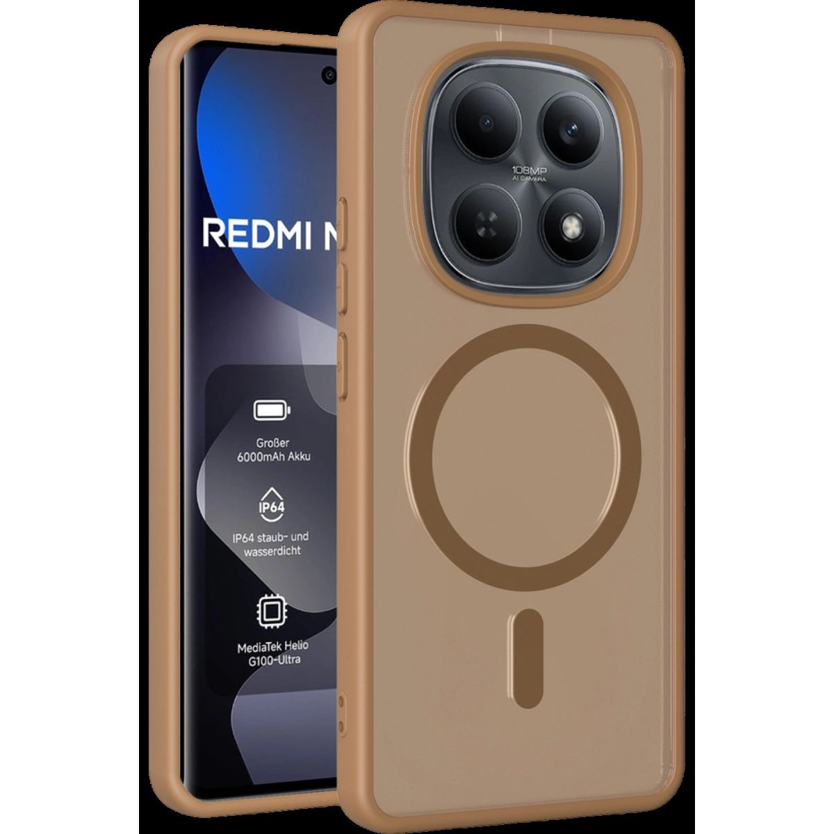Joko Xiaomi Redmi Note 15 Pro 4g Jota Magsafe Kapak - Çöl Titanyum
