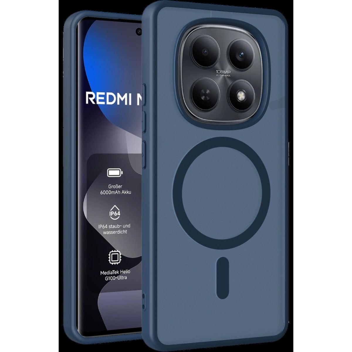 Joko Xiaomi Redmi Note 15 Pro Plus 5g Jota Magsafe Kapak - Lacivert