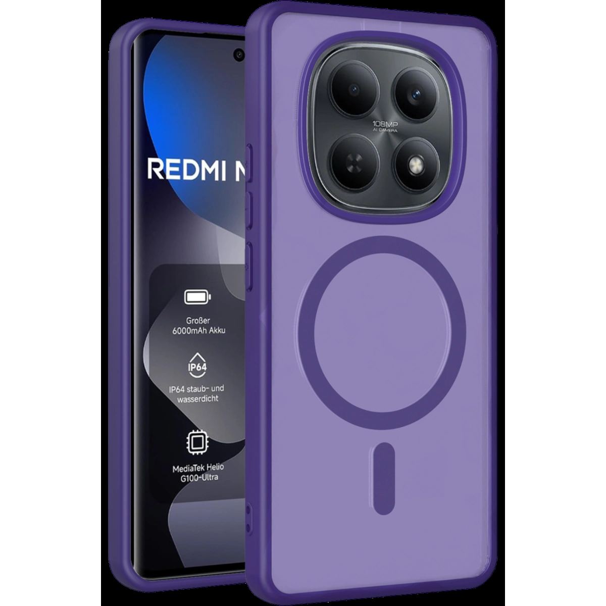 Joko Xiaomi Redmi Note 15 4g Jota Magsafe Kapak - Derin Mor
