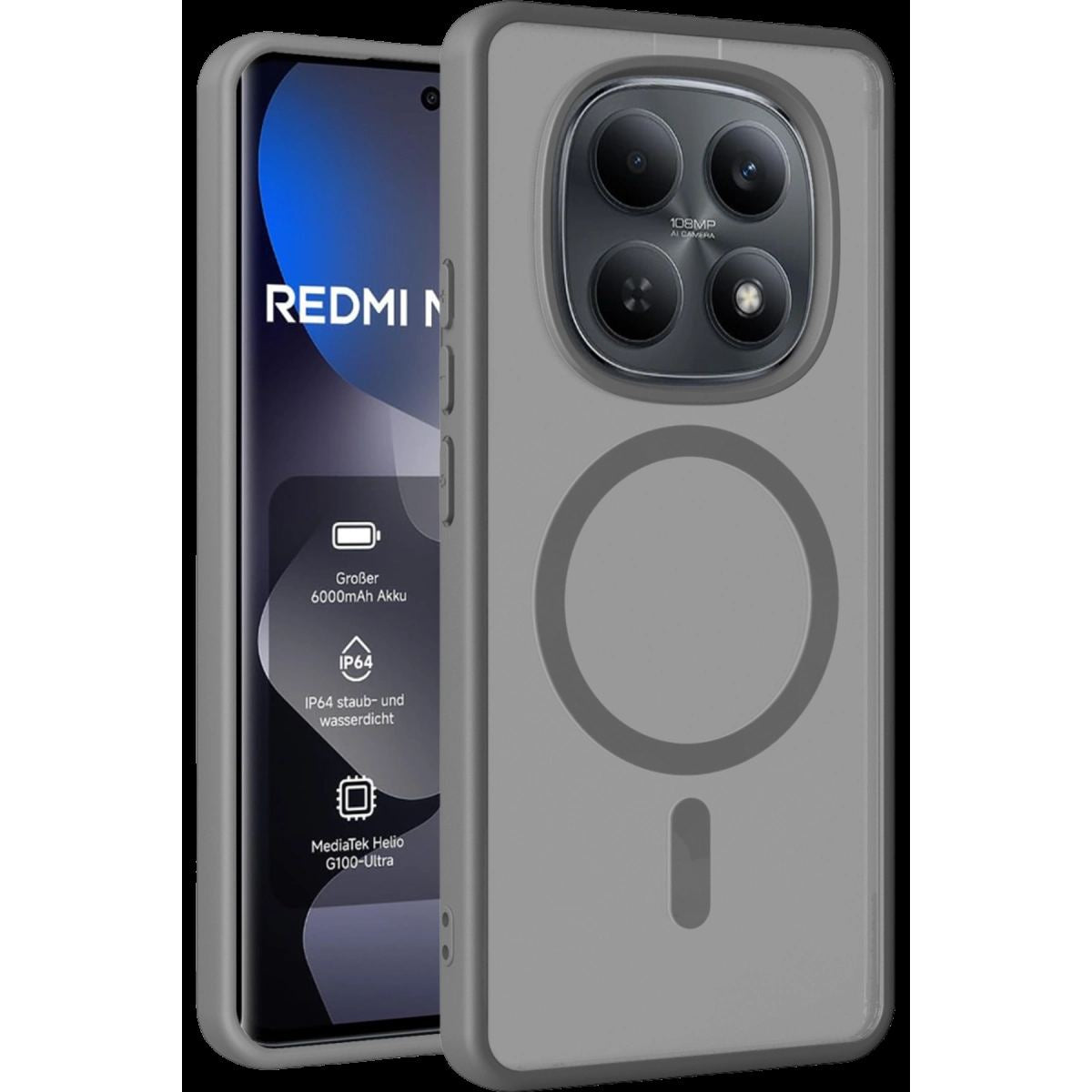 Joko Xiaomi Redmi Note 15 4g Jota Magsafe Kapak - Titan Gri