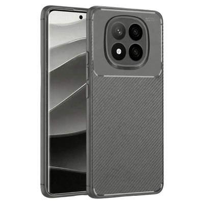 Xiaomi Redmi Note 14 Pro Plus Kılıf Auto Focus Karbon Kapak - Gri