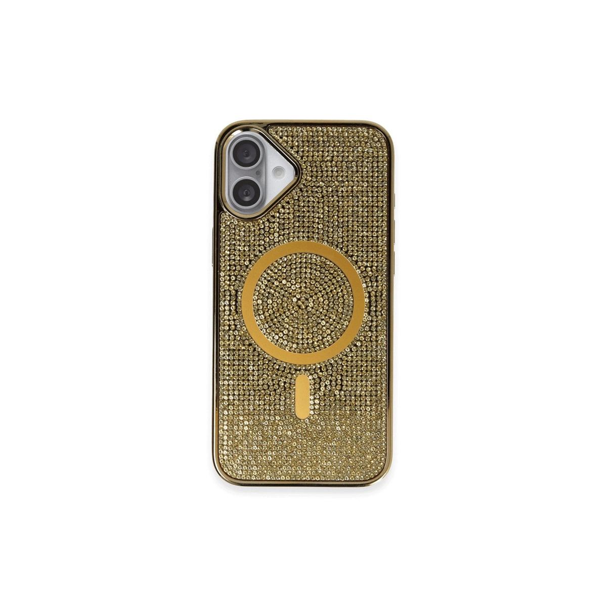 Joko Apple İphone 16 Plus Kılıf Helen Magsafe Kapak - Gold