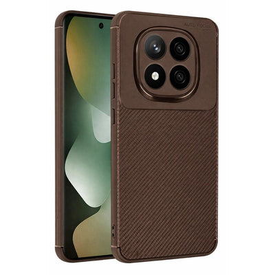 Xiaomi Redmi Note 15 Pro 5g Auto Focus Karbon Kapak - Kahverengi