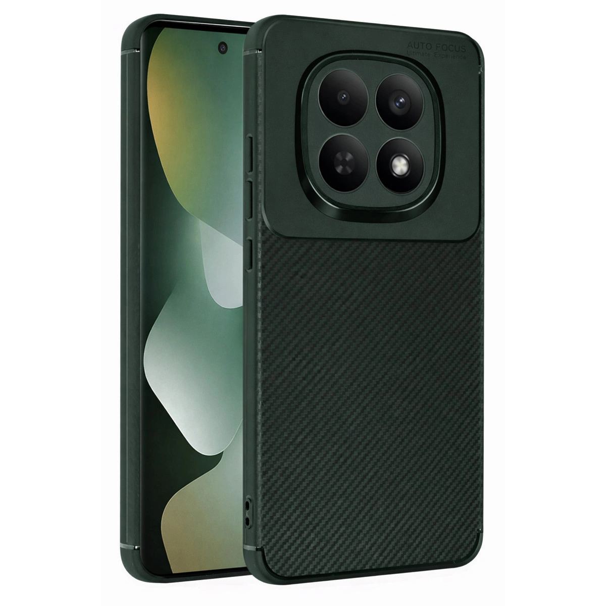 Xiaomi Redmi Note 15 Pro 5g Auto Focus Karbon Kapak - Koyu Yeşil
