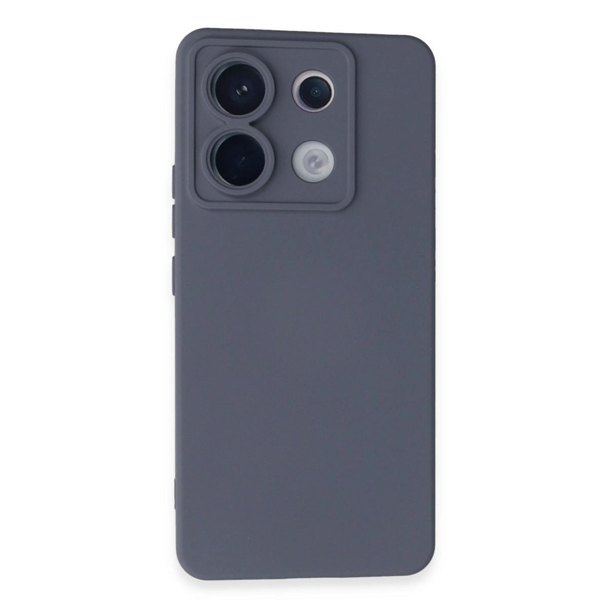 Xiaomi Redmi Note 13 Pro 5g Kılıf Nano İçi Kadife Silikon - Gri