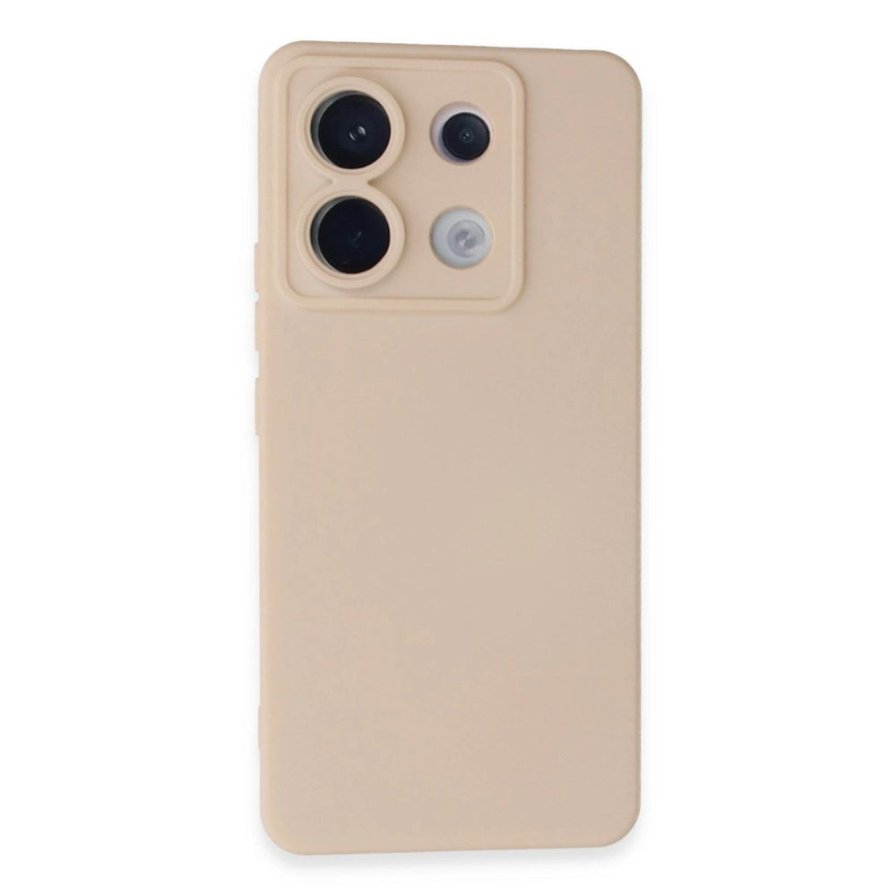 Xiaomi Redmi Note 13 Pro 5g Kılıf Nano İçi Kadife Silikon - Pudra