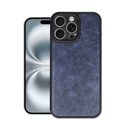 Apple İphone 16 Pro Kılıf Aras Deri Kapak - Lacivert