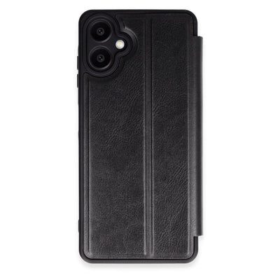 Samsung Galaxy A06 Kılıf Flip Cover - Siyah