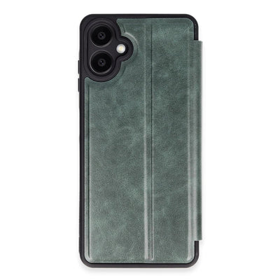 Samsung Galaxy A06 Kılıf Flip Cover - Koyu Yeşil