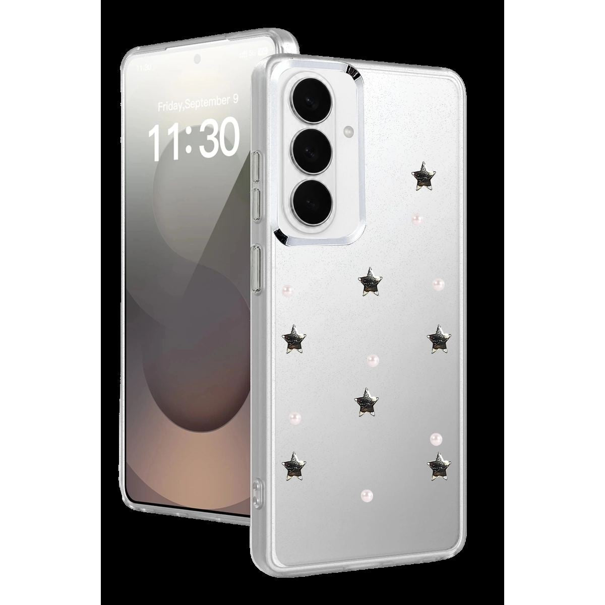 Samsung Galaxy S26 Plus Fiyonk Desenli Kapak - Desen 7